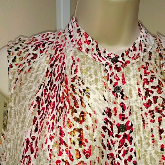 ETCETERA SILK SLEEVELESS SHIFT DRESS - Picture 7 of 8